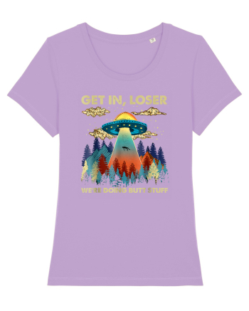 Get In Loser Alien UFO Lavender Dawn