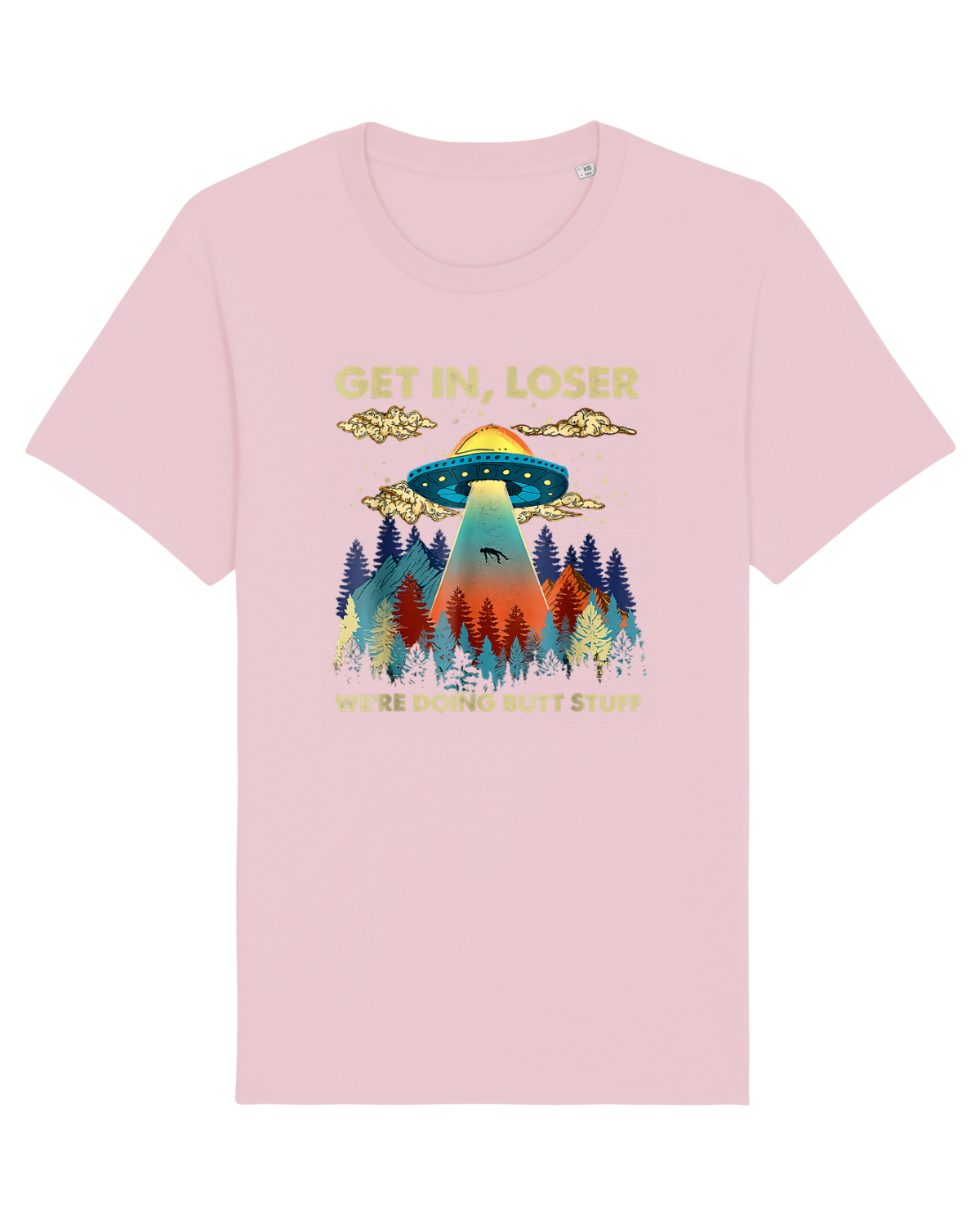 Tricou mânecă scurtă Unisex Rocker Cotton Pink
