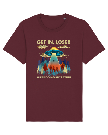 Get In Loser Alien UFO Burgundy