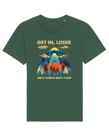 Get In Loser Alien UFO Bottle Green