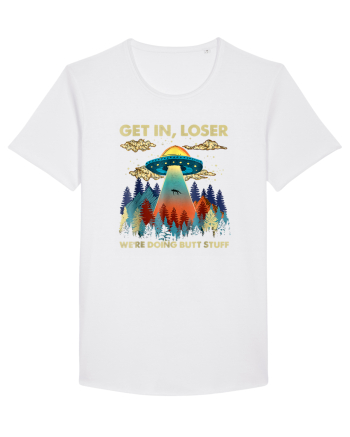 Get In Loser Alien UFO White
