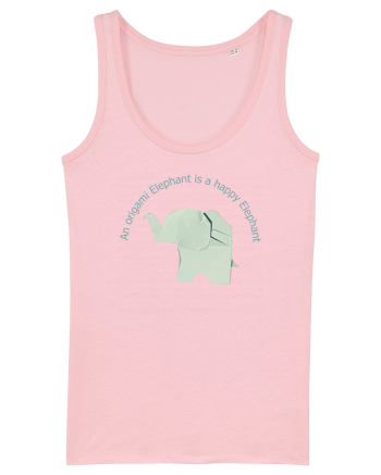 Happy Origami Elephant Cotton Pink