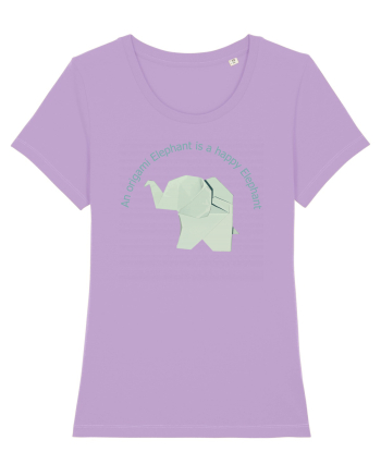 Happy Origami Elephant Lavender Dawn