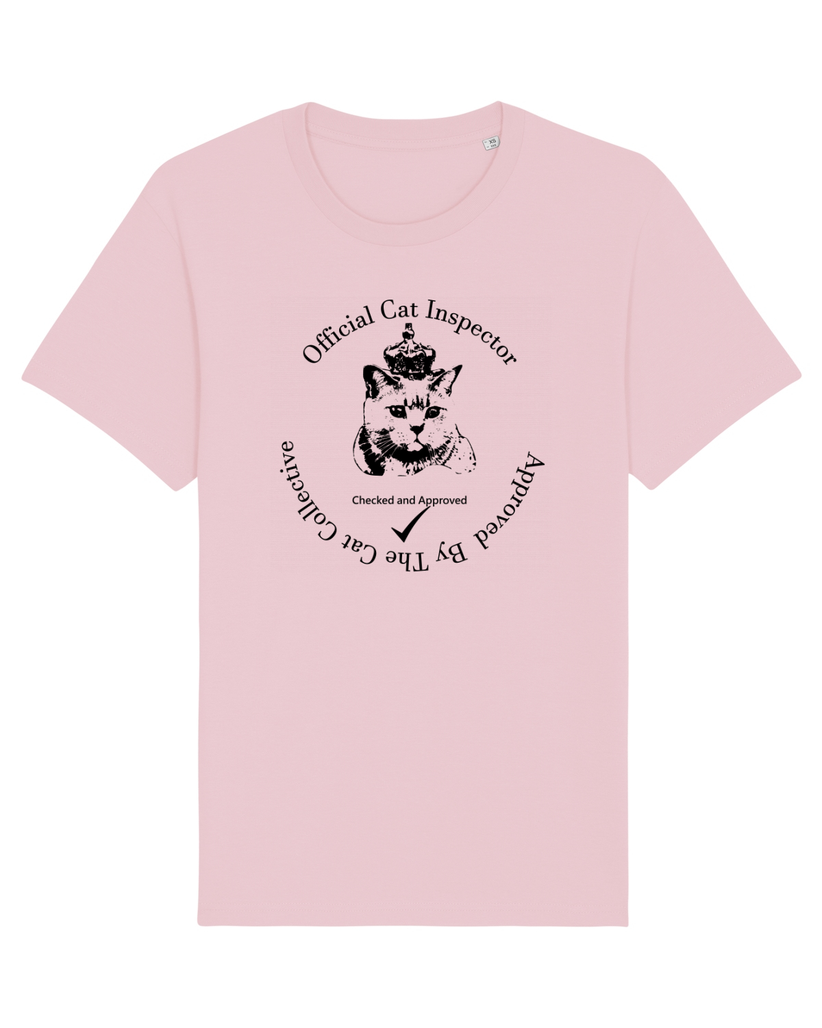 Tricou mânecă scurtă Unisex Rocker Cotton Pink
