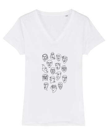 Personaje Din Linie Continuă White