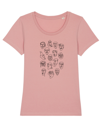 Personaje Din Linie Continuă Canyon Pink