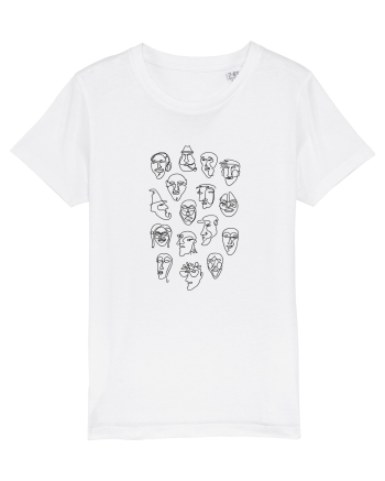 Personaje Din Linie Continuă White