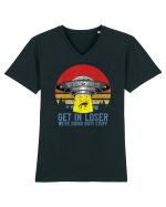 Get In Loser We're Doing Butt Stuff Tricou mânecă scurtă guler V Bărbat Presenter