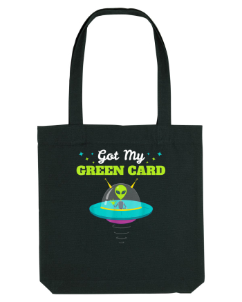Got my Green Card Immigration Alien Black