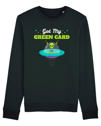Got my Green Card Immigration Alien Black