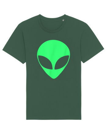 Green Alien Head 90s Style Bottle Green