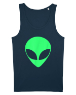 Green Alien Head 90s Style Maiou Bărbat Runs