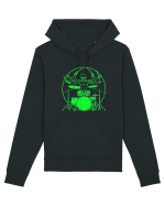 Green UFO Alien Drummer Hanorac Unisex Drummer