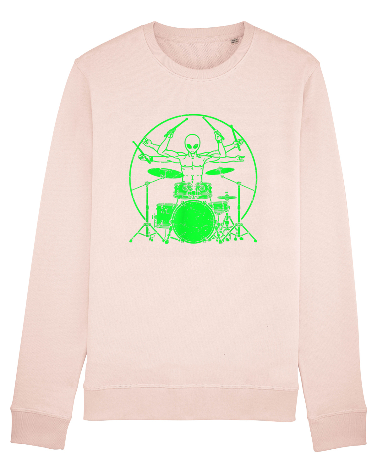 Bluză mânecă lungă Unisex Rise Candy Pink