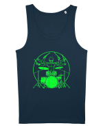Green UFO Alien Drummer Maiou Bărbat Runs