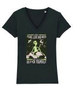 High Alien Stoner Tricou mânecă scurtă guler V Damă Evoker