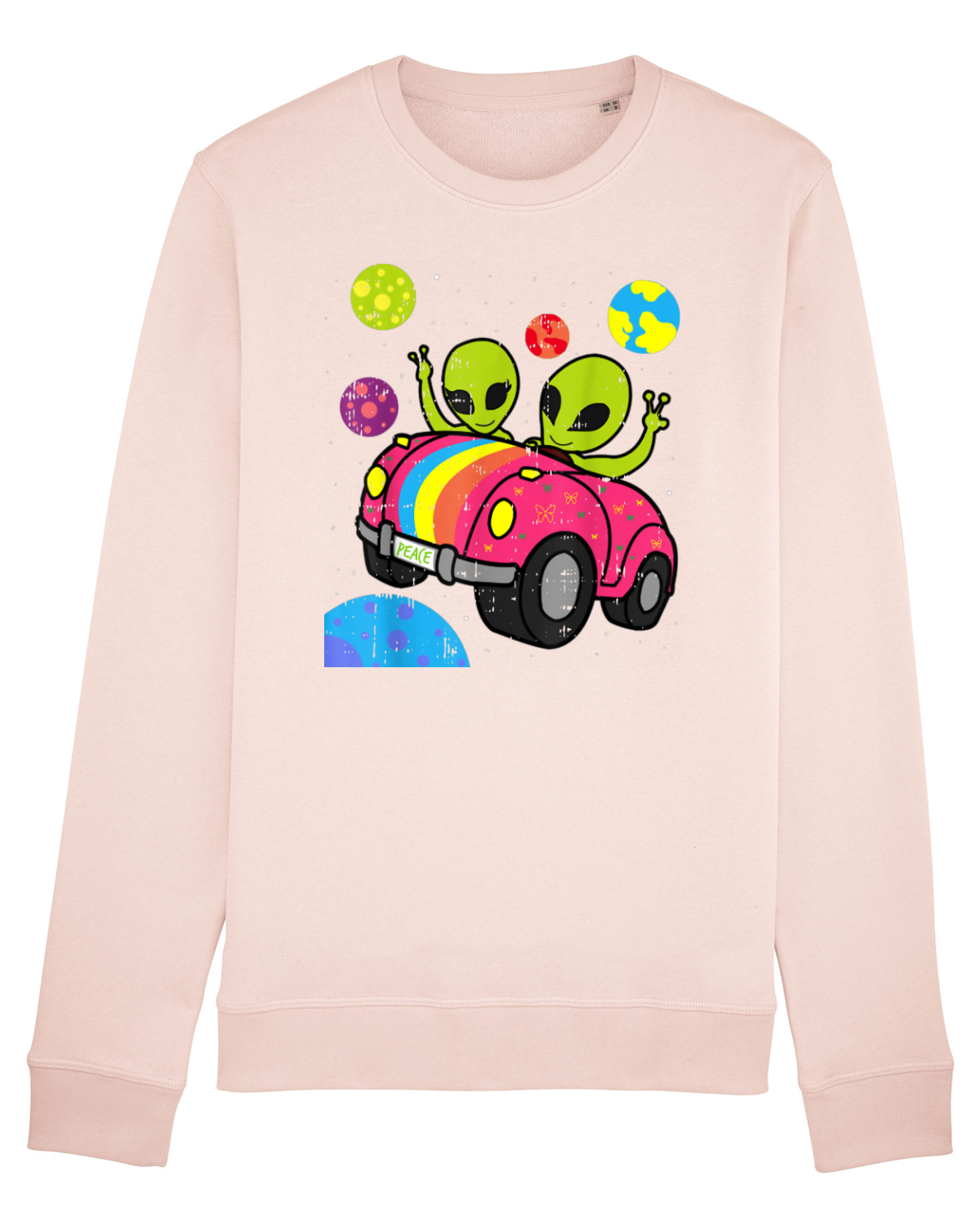 Bluză mânecă lungă Unisex Rise Candy Pink