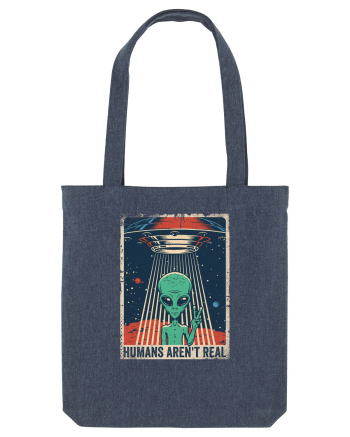 Humans Aren't Real Midnight Blue