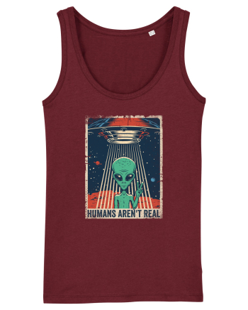Humans Aren't Real Burgundy