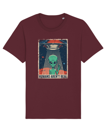 Humans Aren't Real Burgundy