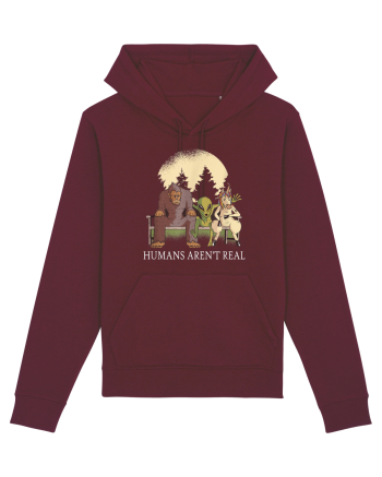 Humans Aren't Real Burgundy