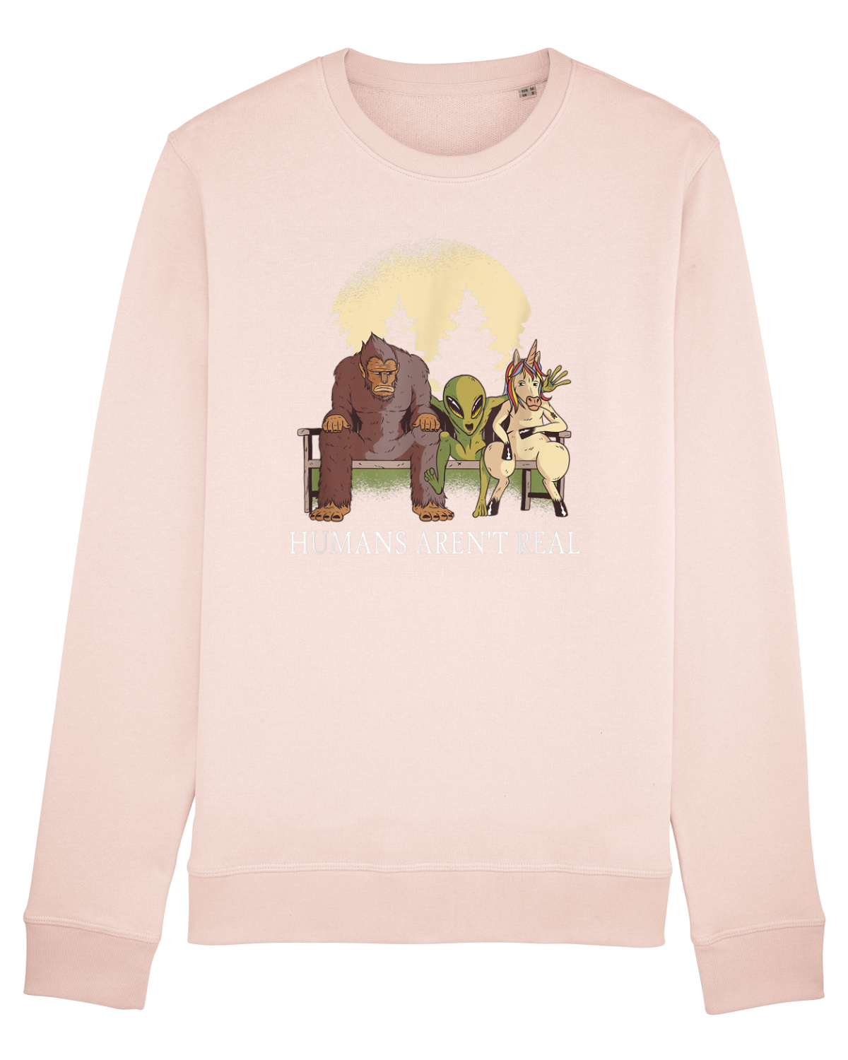Bluză mânecă lungă Unisex Rise Candy Pink