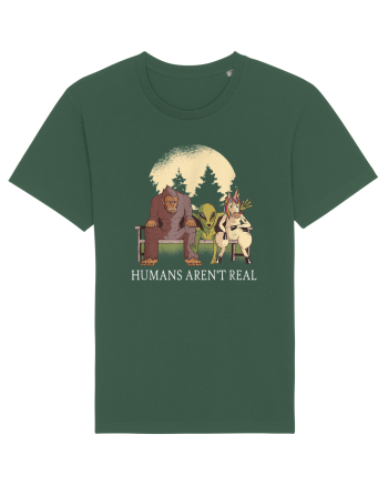 Humans Aren't Real Bottle Green