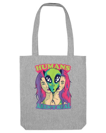 Humans Aren't Real Comic Style Heather Grey