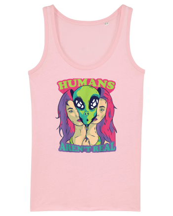 Humans Aren't Real Comic Style Cotton Pink