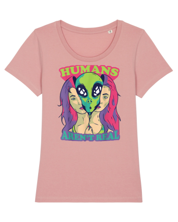 Humans Aren't Real Comic Style Canyon Pink