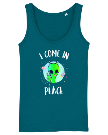 I Come In Peace Funny Alien Rave Ocean Depth
