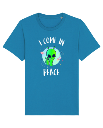 I Come In Peace Funny Alien Rave Azur