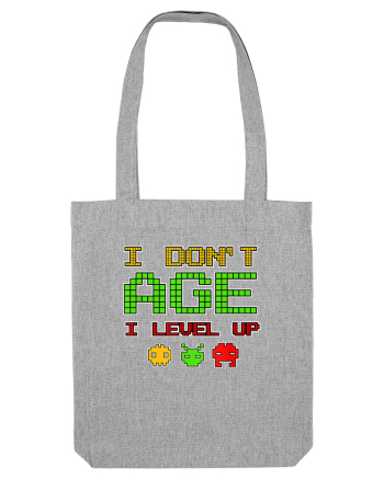 I Don't Age I Level Up Old Gamer Heather Grey