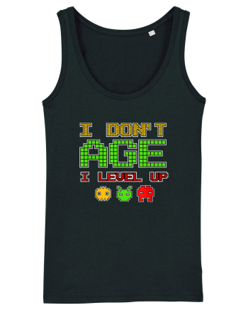I Don't Age I Level Up Old Gamer Black