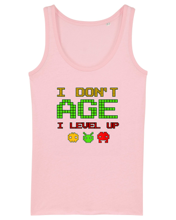 I Don't Age I Level Up Old Gamer Cotton Pink