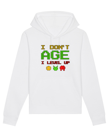 I Don't Age I Level Up Old Gamer White