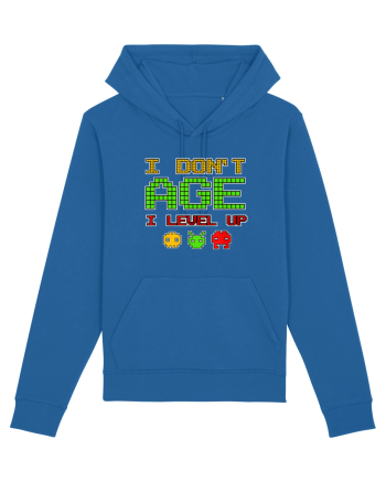 I Don't Age I Level Up Old Gamer Royal Blue