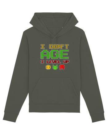 I Don't Age I Level Up Old Gamer Khaki