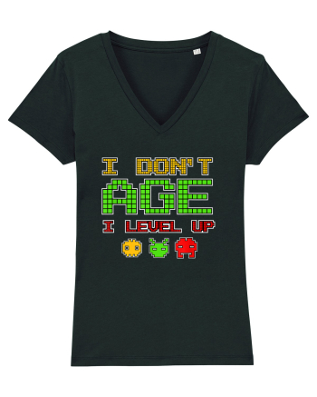 I Don't Age I Level Up Old Gamer Black