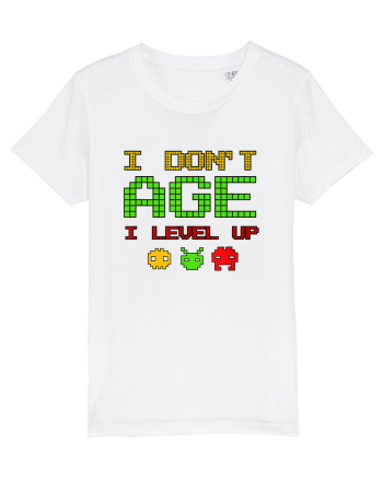 I Don't Age I Level Up Old Gamer White