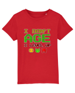 I Don't Age I Level Up Old Gamer Tricou mânecă scurtă  Copii Mini Creator