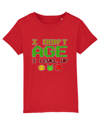 I Don't Age I Level Up Old Gamer Red