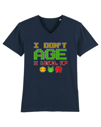 I Don't Age I Level Up Old Gamer French Navy