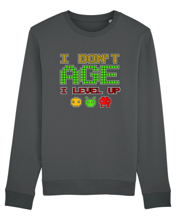 I Don't Age I Level Up Old Gamer Anthracite