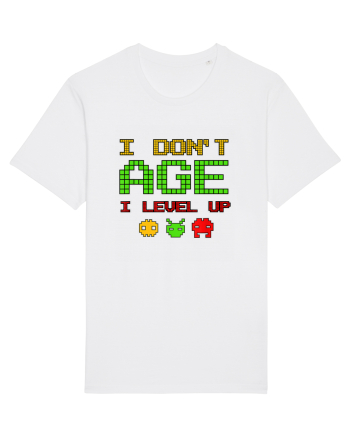 I Don't Age I Level Up Old Gamer White