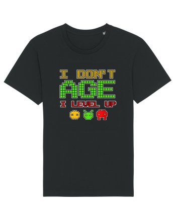 I Don't Age I Level Up Old Gamer Black