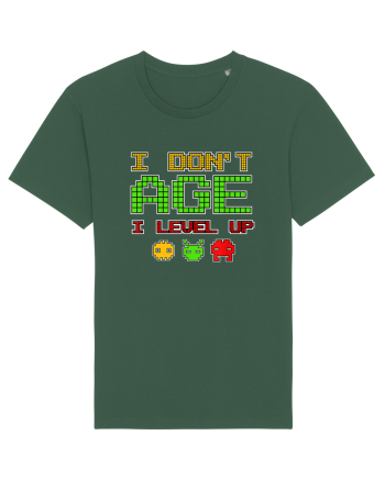 I Don't Age I Level Up Old Gamer Bottle Green