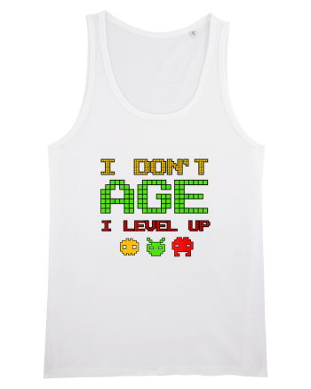 I Don't Age I Level Up Old Gamer White