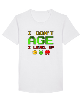 I Don't Age I Level Up Old Gamer White