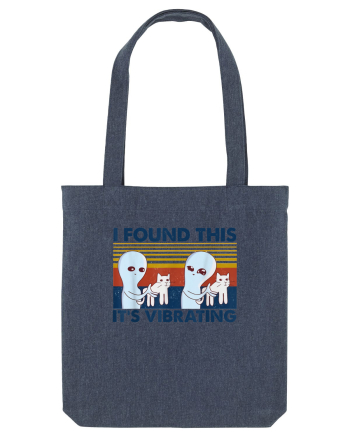 I Found This It's Vibrating Alien Vintage Midnight Blue